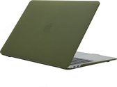 Mobigear Laptophoes geschikt voor Apple MacBook Pro 13 Inch (2016-2019) Hoes Hardshell Laptopcover MacBook Case | Mobigear Cream Matte - Avocado - Model A1706 / A1708 / A1989 / A2159