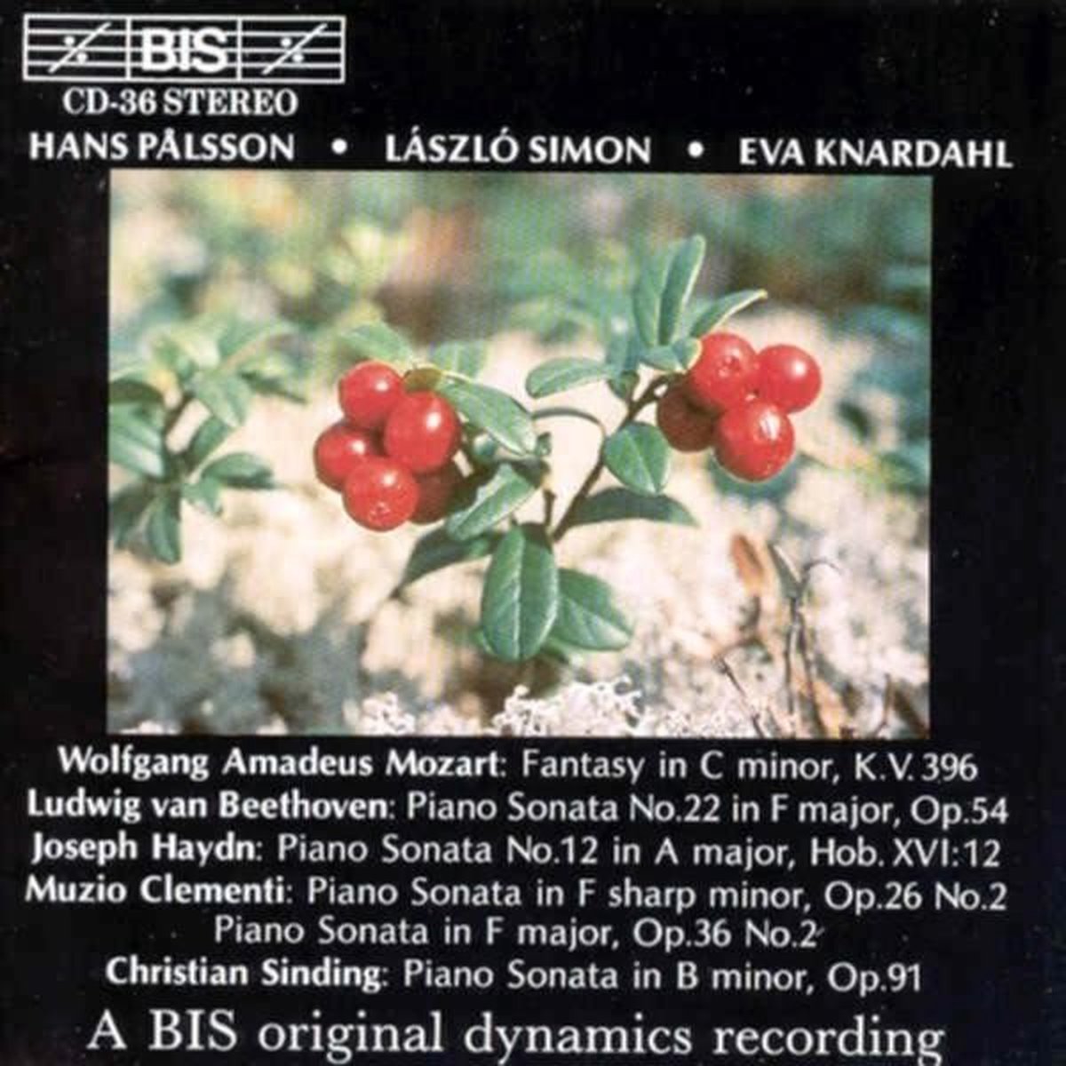 Hans Palsson, Laszlo Simon, Eva Knardahl - Fantasy In C Minor, Kv 39 (CD)
