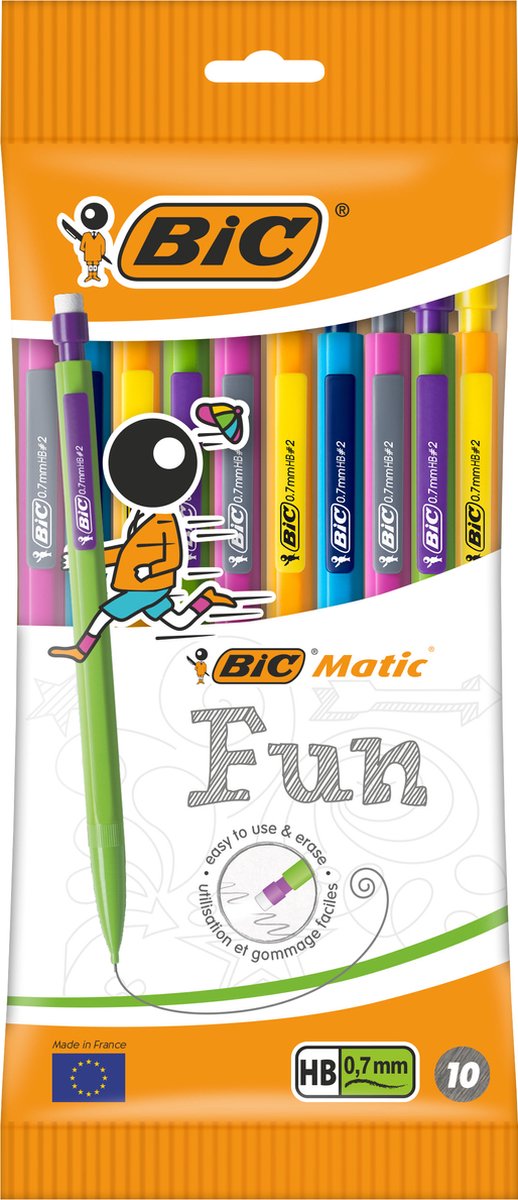 BIC® Matic Original Porte-mine pointe moyenne 0,7 mm HB corps noir