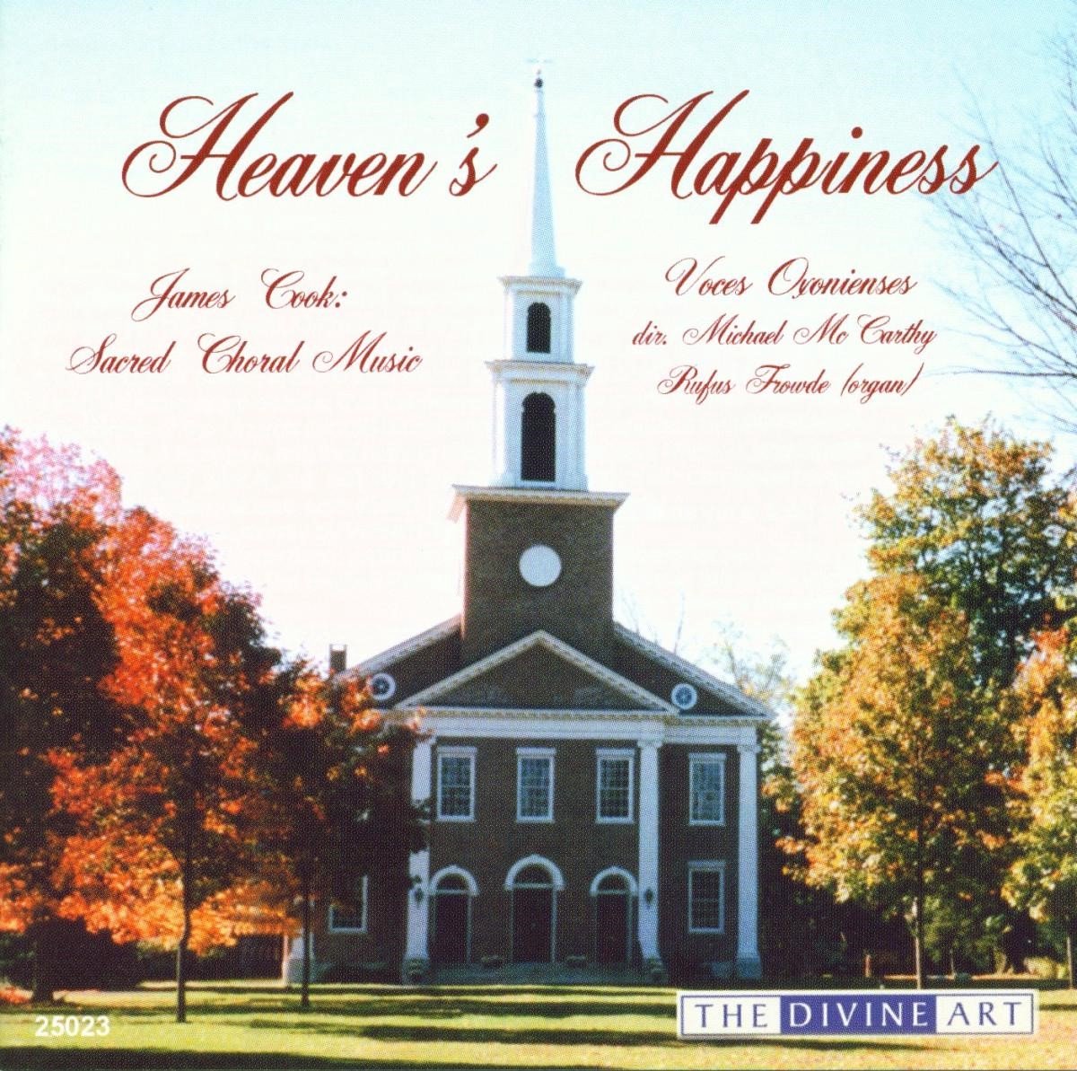 Voces Oxonienses - Cook: Heaven's Happiness (CD)