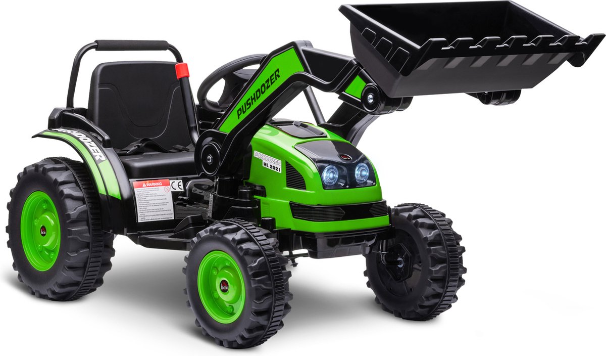 Tracteur à pédales Homcom pelle assise pour enfants véhicule tout-terrain  avec bras de