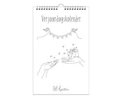 Verjaardagskalender | Kalender verjaardag | Verbinding | Geen jaartal | Lief Leven