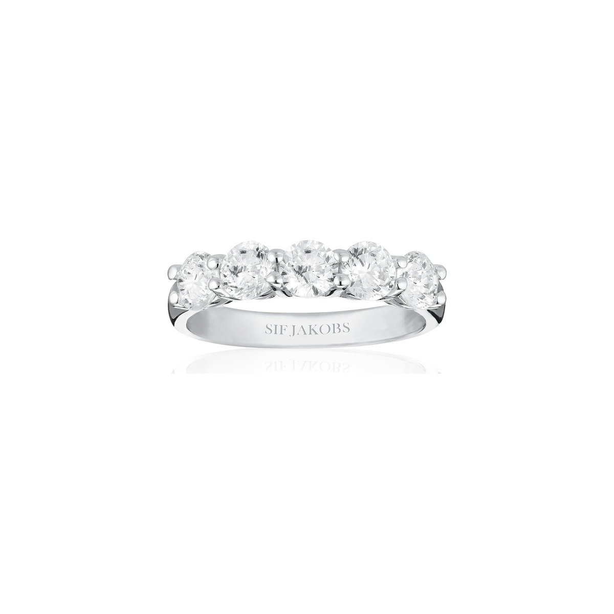 Sif Jakobs juwelen dames De ring 925 sterling zilver zirconia 54 Zilver 32019266