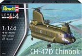1:144 Revell 03825 CH-47D Chinook Heli Plastic Modelbouwpakket-
