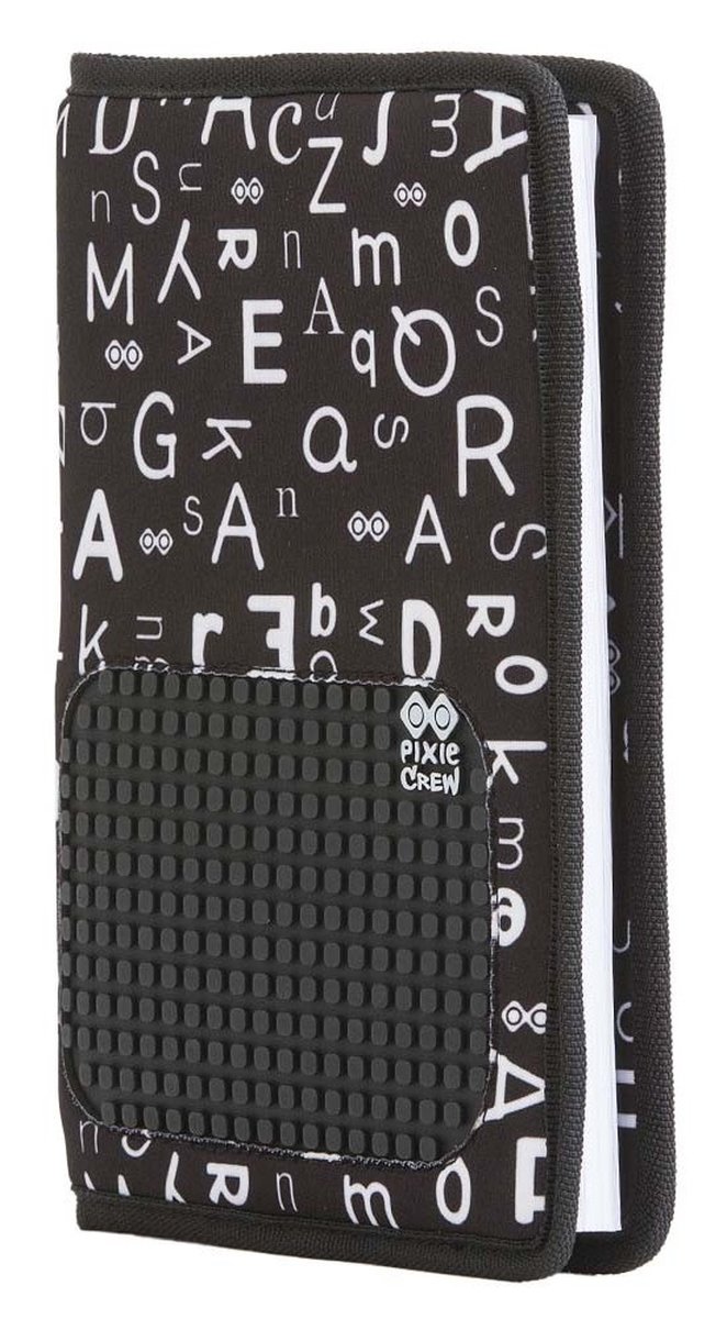 Pixie Crew Dagboek Alfabet Zwart A5