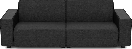 Bubalou Icon | loungeset | all-weather | weerbestendige buitenbank | waterdicht | zwart