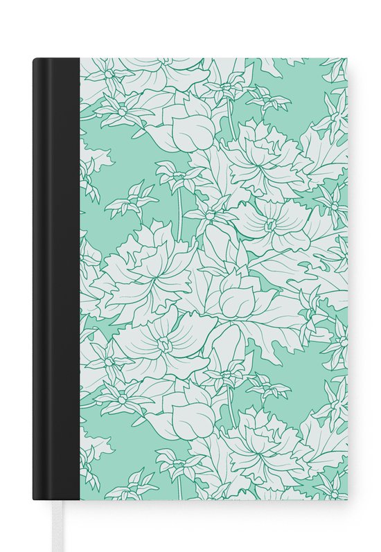 Carnet - Carnet - Motifs - Vintage - Fleurs - Carnet - Format A5 - Bloc-notes