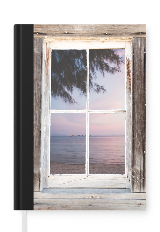 Carnet - Carnet d'écriture - Transparent - Plage - Mer - Carnet - Format A5 - Bloc-notes