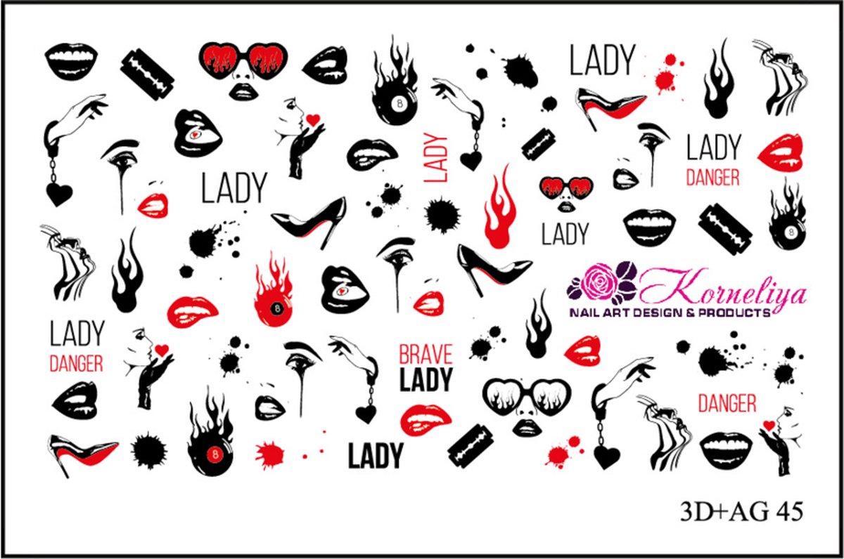 Goedkoopste Korneliya 3D AG 045 Waterdecal