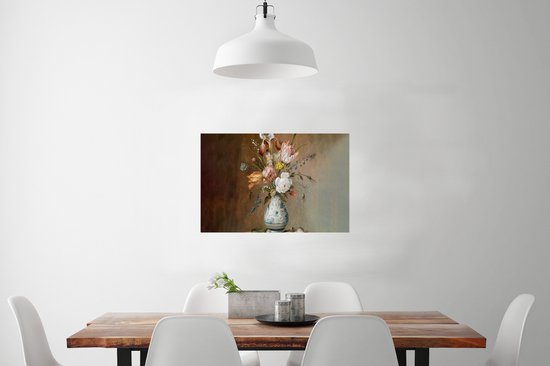 Affiche Maîtres anciens - Fleurs - Balthasar van der Ast - 60x40 cm