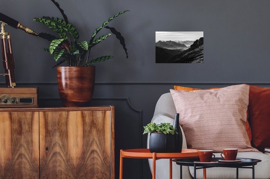 Poster Montagnes - Nature - Brouillard - 30x20 cm