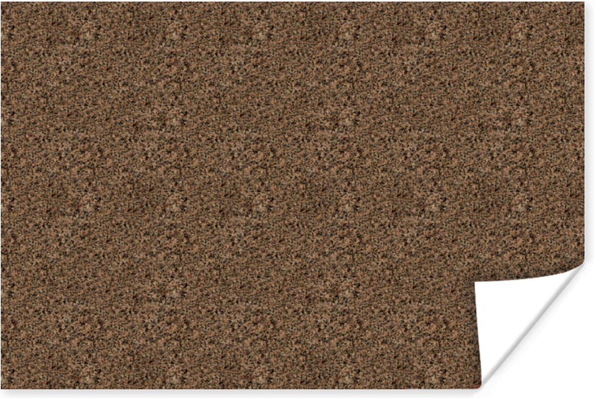 Poster Graniet - Steen - Patroon - 90x60 cm
