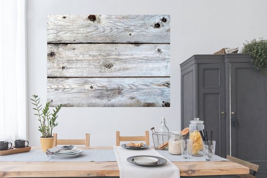 Affiche Wit - Bois - Planches - 160x120 cm XXL