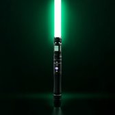 Premium Star Wars Lightsaber “Acolyte” - KenJo Sabers - Oplaadbaar Lichtzwaard - Hoge Kwaliteit Light Saber Replica - Zwart Metalen Handvat - Alle Kleuren 12 Watt (RGB) - 10 Geluidstypes