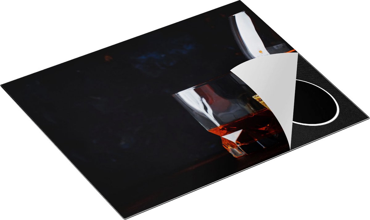 Chefcare Inductie Beschermer Sterke Alcohol Drank - Glazen - 65x55 cm - Afdekplaat Inductie - Kookplaat Beschermer - Inductie Mat