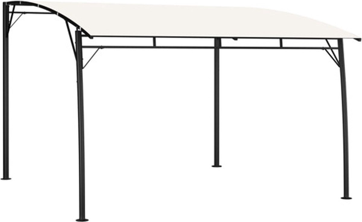 vidaXL Zonneluifel 3x3x255 m crèmekleurig