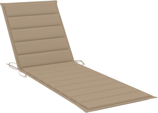 Coussin De Chaise Longue VidaXL 200x70 Cm – Gris, Confort Et Lavable