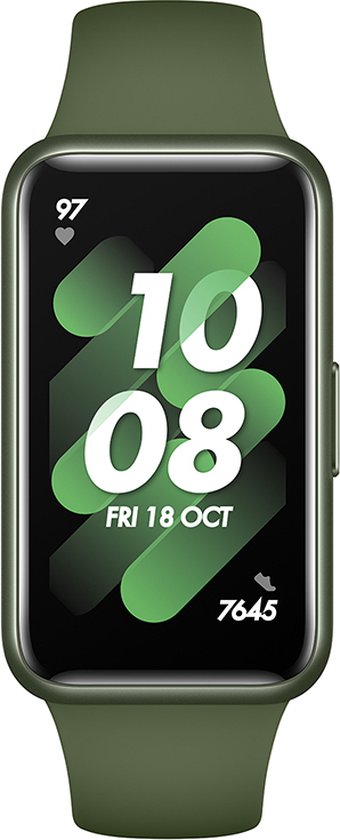 HUAWEI Band 7 - Smartwatch - Activitytracker - Wilderness Groen - Batterijduur van 2 weken - 96+ sporten - Leia-B19