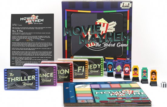 Gift Republic Film Mayhem – Gioco Di Sciarade A Tema Cinema Per Famiglie