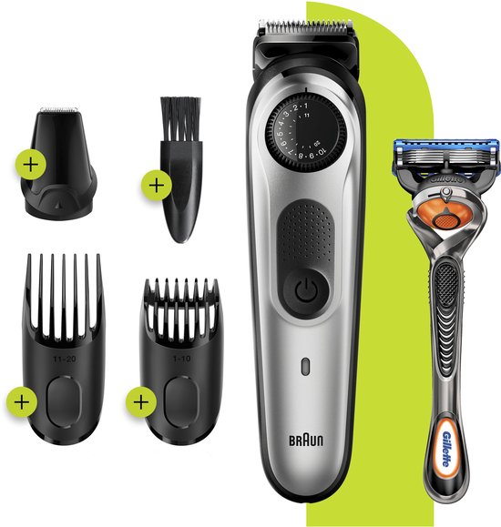Braun BT5260 - Baardtrimmer en Haartrimmer – Zwart/Metaalzilver