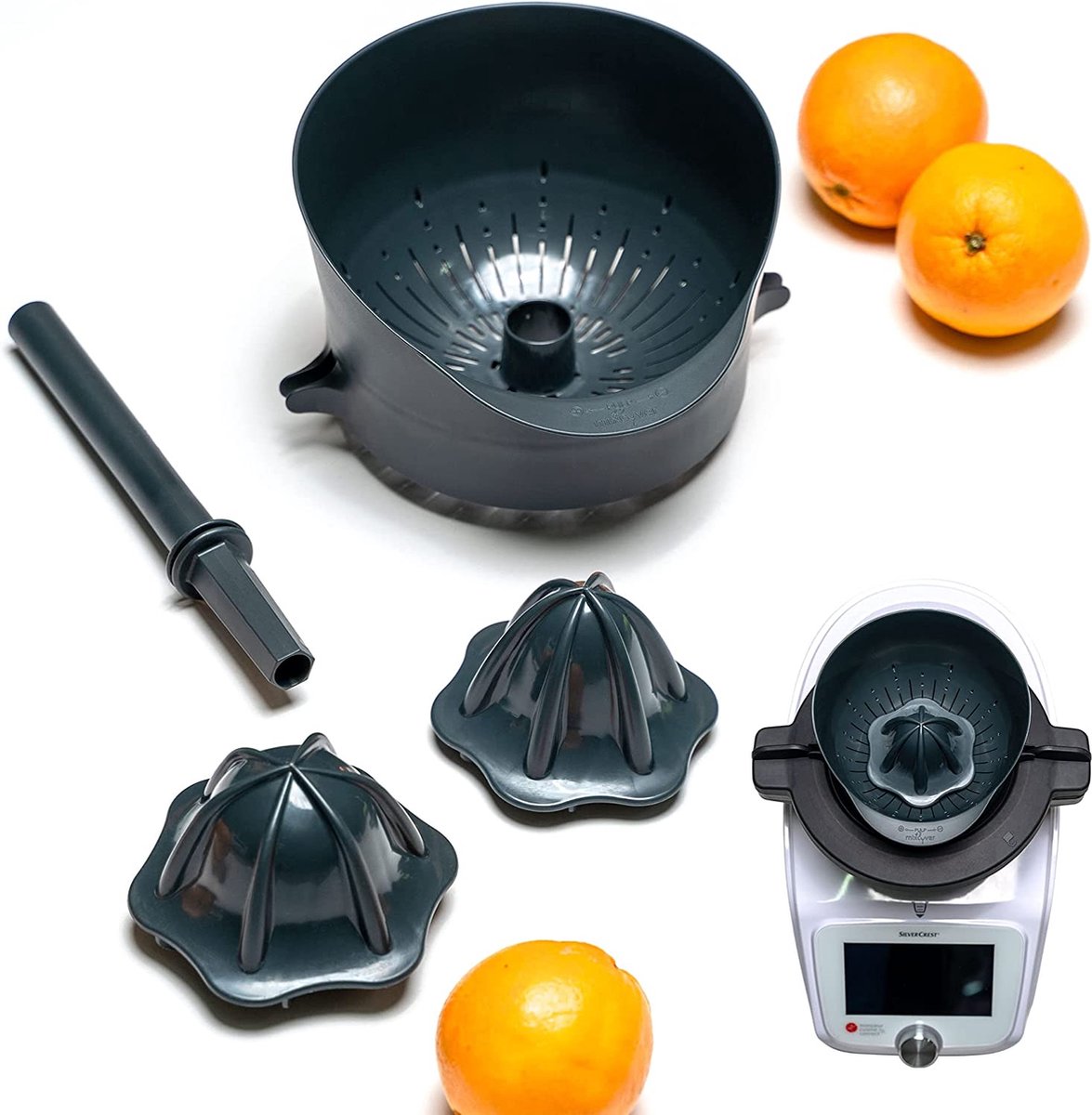 CitrusPers Elektrische Sinaasappelpers Fruitpers Citroenpers Rvs Pershendel