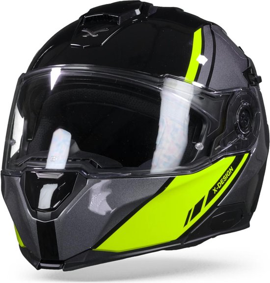 Foto: Nexx x vilitur hi viz neon grey modular helmet xl maat xl helm