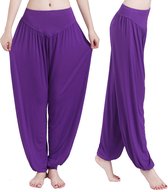 Sarouel - Harem palts - Pantalon de yoga - Pantalon ample - Chill pants - Harem - Violet - XXL - Chill pants - Yoga