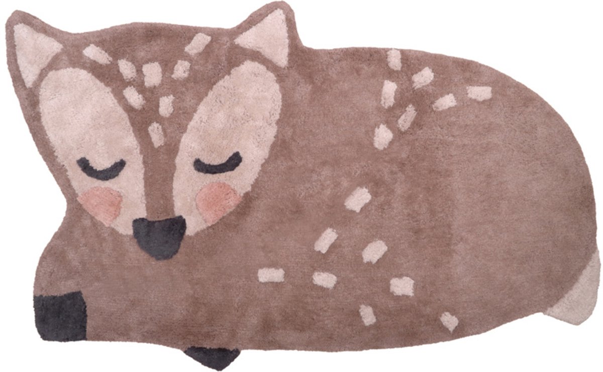 Nattiot - Little Deer Vloerkleed Kinderkamer & Babykamer - Tapijt 70 x 110 cm