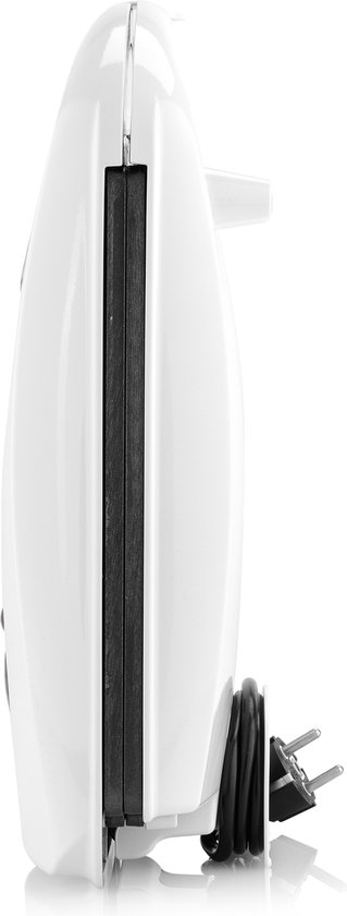 Tristar SA-3065 Tosti-ijzer XL - Anti-aanbaklaag - Geschikt voor 4 Tosti's - 1300 watt - Wit