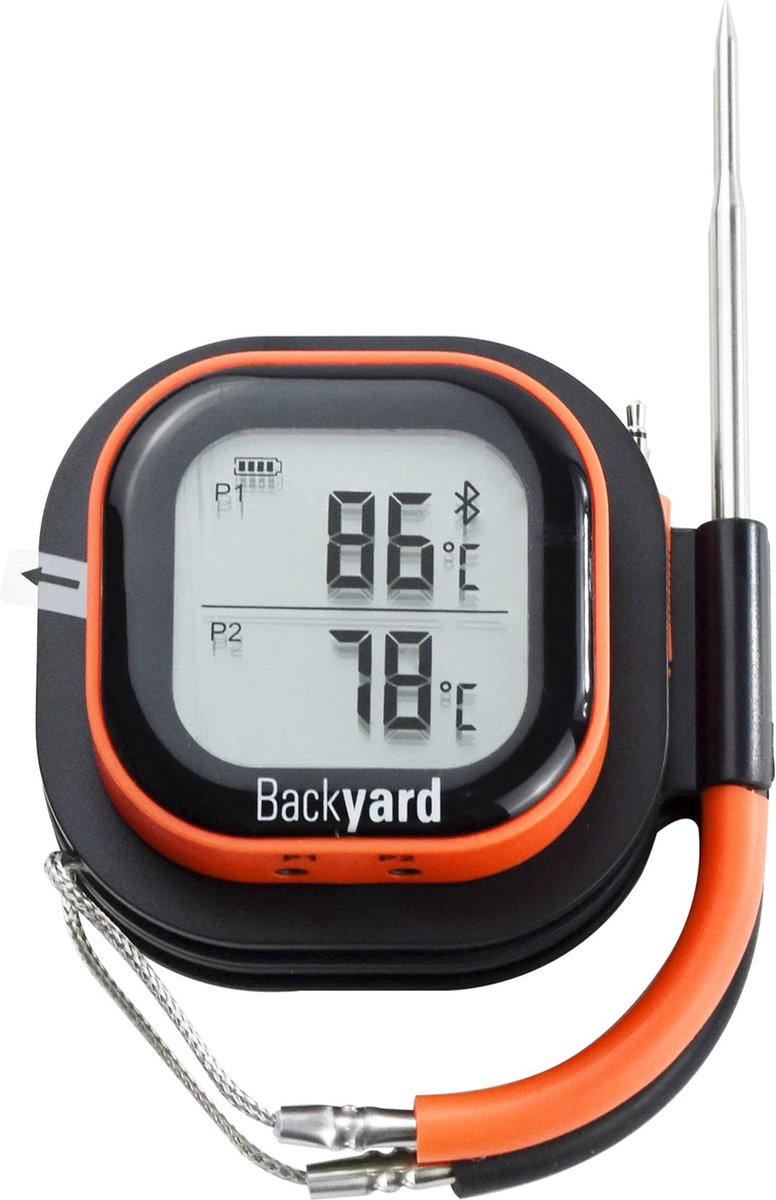 Backyard - Digitale BBQ Thermometer - Zwart