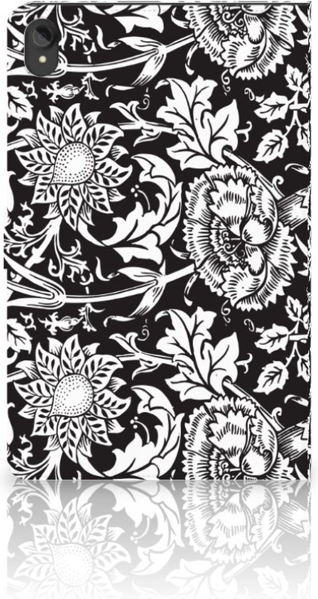 Lenovo Tab P11 | P11 Plus Tablet Cover Black Flowers