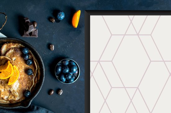 KitchenYeah® Inductie beschermer 81x52 cm - Mozaïek - Design - Geometrie - Kookplaataccessoires - Afdekplaat voor kookplaat - Inductiebeschermer - Inductiemat - Inductieplaat mat