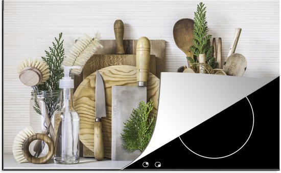 KitchenYeah® Inductie beschermer 81x52 cm - Keuken - Kookgerei - Bestek - Kookplaataccessoires - Afdekplaat voor kookplaat - Inductiebeschermer - Inductiemat - Inductieplaat mat