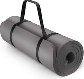 Tapis de fitness Sens Design - Tapis de yoga - 185 x 60 cm - 1,5 cm d'épaisseur - Grijs