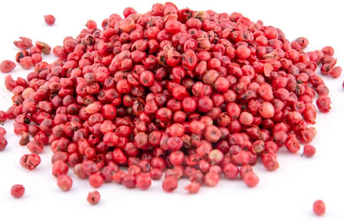 Goedkoopste Tuana Kruiden - Roze Hele Peper - Bakje 30 Gram - Kruiden Zonder Zout - KP0206