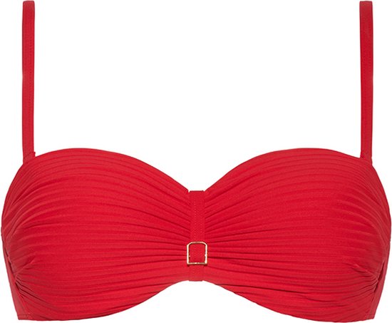 CYELL Dames Bandeau Bikinitop Voorgevormd met Beugel Rood -  Maat 80F