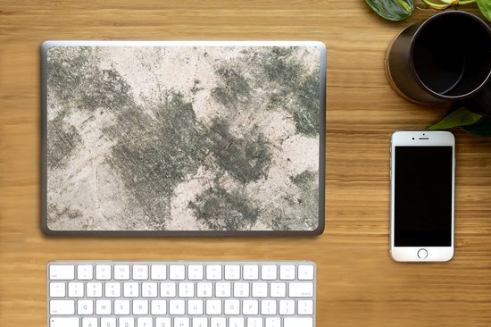 Sticker pour ordinateur portable - 12,3 pouces - Motif béton - Motif rouille - Vintage - Industriel - 30 x 22 cm - Autocollants pour ordinateur portable - Skin pour ordinateur portable - Housse