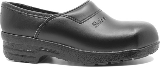 Skolys F1730.00 S2 klompen dames - heren - werkklompen - veiligheidsklompen - stalen neus - instap - zwart - maat 43