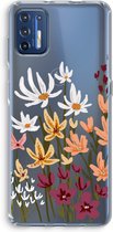 Case Company® - Motorola Moto G9 Plus hoesje - Painted wildflowers - Soft Cover Telefoonhoesje - Bescherming aan alle Kanten en Schermrand