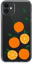 Case Company® - Hoesje geschikt voor iPhone 11 hoesje - Will you be my clementine - Soft Cover Telefoonhoesje - Bescherming aan alle Kanten en Schermrand