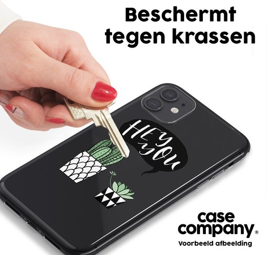 Case Company® - Hoesje geschikt voor iPhone X hoesje - Hey you cactus - Soft Cover Telefoonhoesje - Bescherming aan alle Kanten en Schermrand