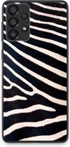 Case Company® - Hoesje geschikt voor Samsung Galaxy A33 5G hoesje - Zebra - Soft Cover Telefoonhoesje - Bescherming aan alle Kanten en Schermrand