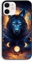 Case Company® - Hoesje geschikt voor iPhone 12 Pro hoesje - Wolf Dreamcatcher - Biologisch Afbreekbaar Telefoonhoesje - Bescherming alle Kanten en Schermrand