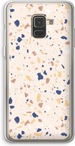 Case Company® - Hoesje geschikt voor Samsung Galaxy A8 (2018) hoesje - Terrazzo N°23 - Soft Cover Telefoonhoesje - Bescherming aan alle Kanten en Schermrand