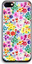 Case Company® - Hoesje geschikt voor iPhone SE 2020 hoesje - Little Flowers - Soft Cover Telefoonhoesje - Bescherming aan alle Kanten en Schermrand