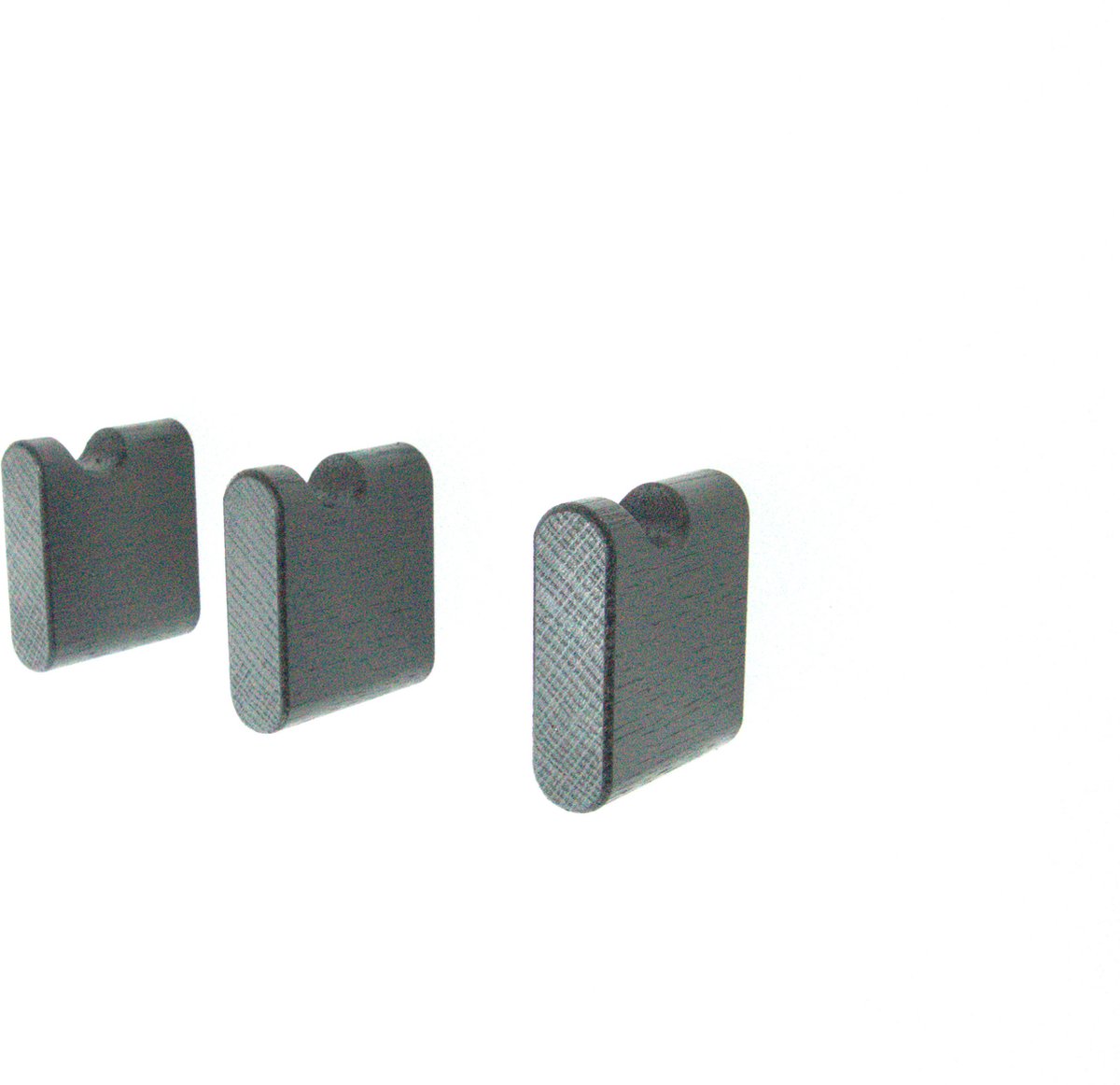 Kapstokhaak zwart eiken - model STAY -