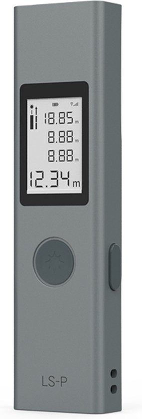 Medidor Láser 70M, Kiprim Medidor de Distancia Láser IP54 Herramienta de Medición Digital Portátil Telémetro