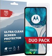 Rosso Screen Protector Ultra Clear Duo Pack Geschikt voor Motorola Moto G52 | TPU Folie | Case Friendly | 2 Stuks