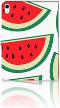 Print Case iPad Air (2020/2022) 10.9 inch Tablet Hoes met Magneetsluiting Watermelons