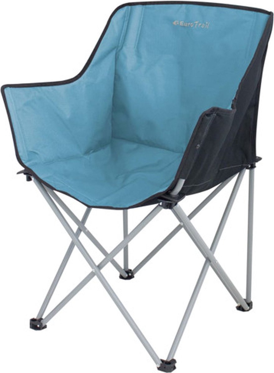 Eurotrail Campingstoel Kampala - Dream Blue/Zwart
